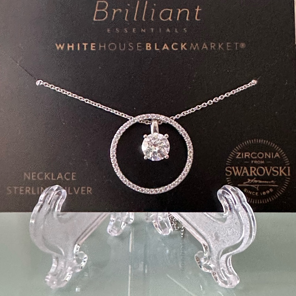 #86 NWT - WHBM Sterling Silver with Zirconia Stone - Picture 2 of 2
